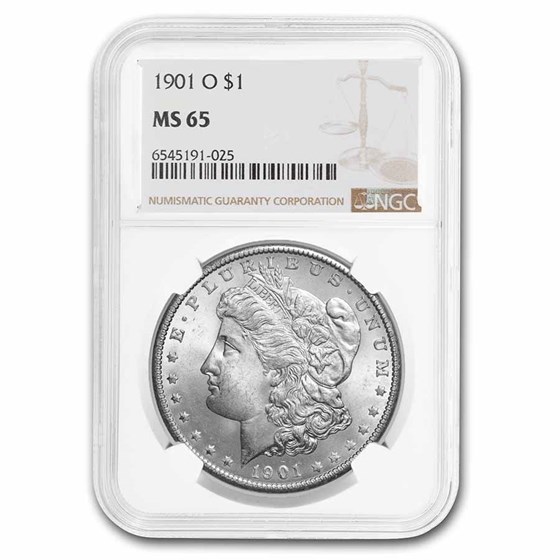 1901-O Morgan Dollar MS-65 NGC 1901-O Morgan Dollar MS-65 NGC